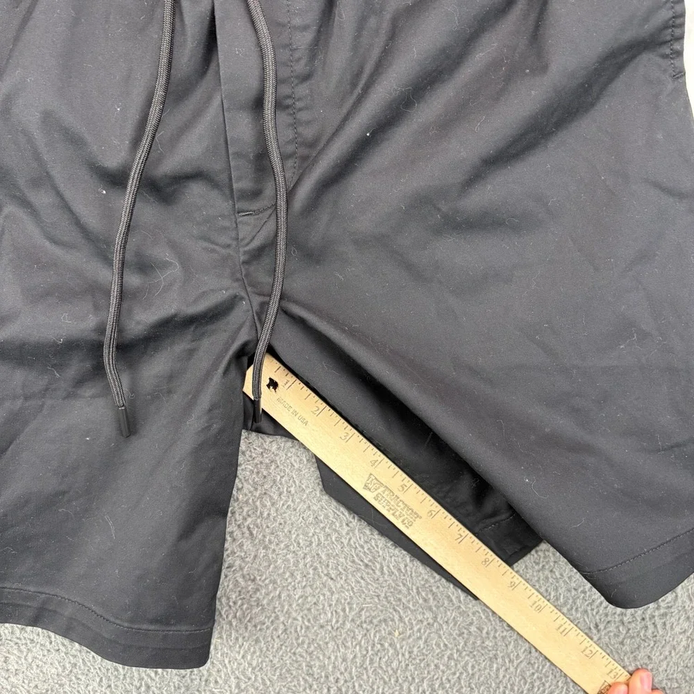 Banana Republic‎ Core Temp Short Mens Large Black White Side Stripe Athletic L